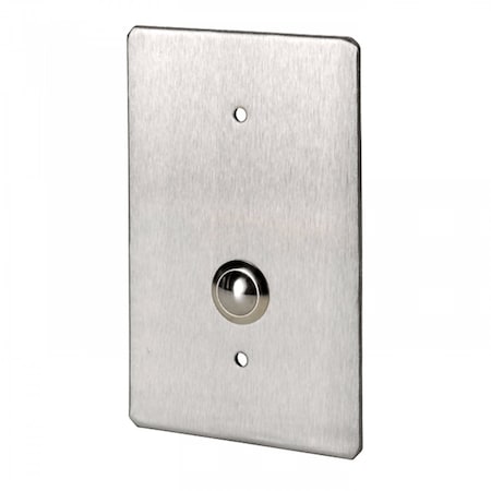 Quam Single-Gang Call-In Switch Vandal Resistant, Stainless Steel Faceplate CIB2